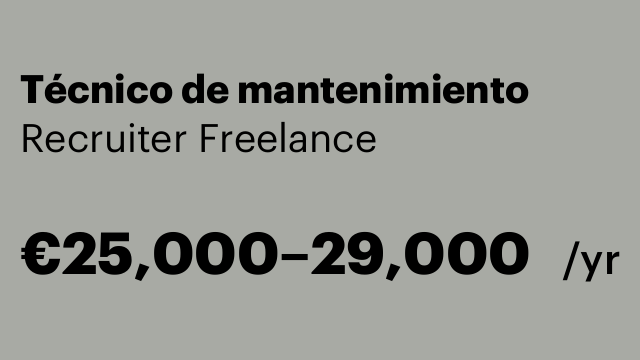 Técnico de mantenimiento