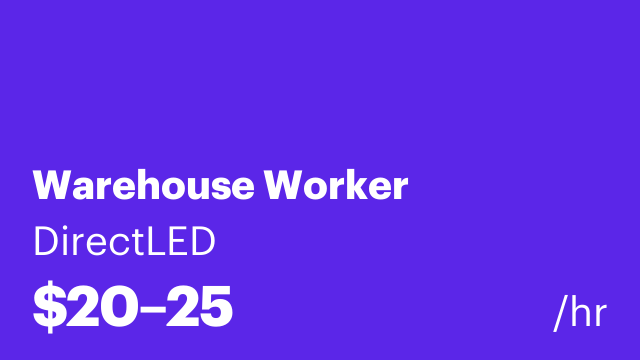 Warehouse Worker