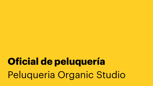 Oficial de peluquería