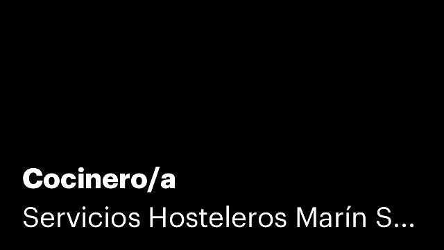 Cocinero/a