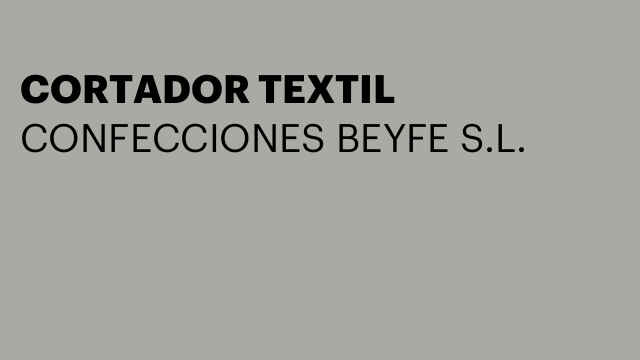 CORTADOR TEXTIL
