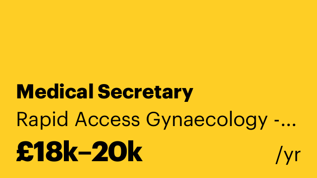 Medical Secretary