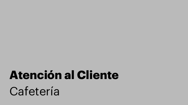 Atención al Cliente