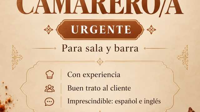 Camarero/a