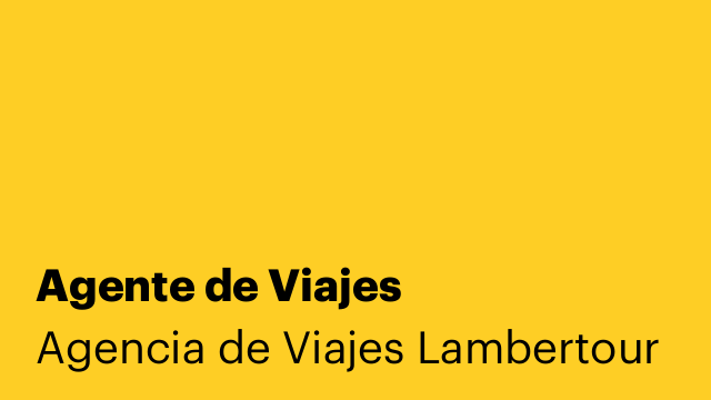 Agente de Viajes
