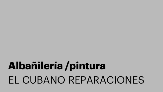 Albañilería /pintura