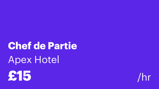Chef de Partie