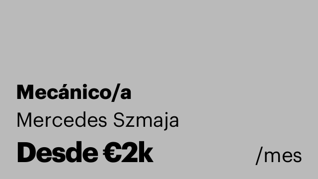 Mecánico/a