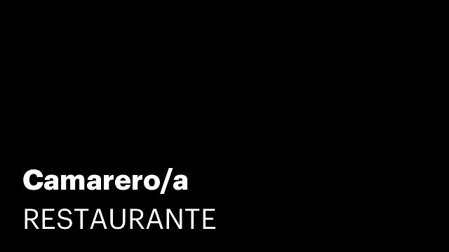 Camarero/a