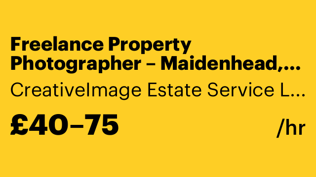 Freelance Property Photographer – Maidenhead, Windsor Areas