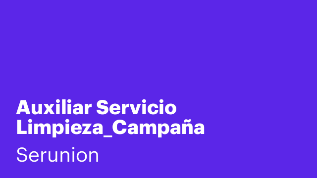 Auxiliar Servicio Limpieza_Campaña septiembre [SLMDC]