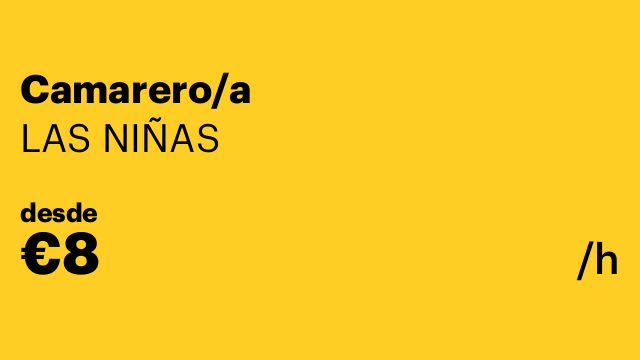 Camarero/a