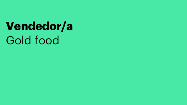 Vendedor/a