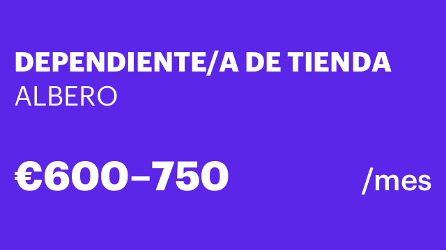 DEPENDIENTE/A DE TIENDA