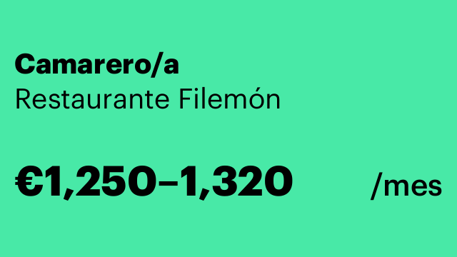 Camarero/a