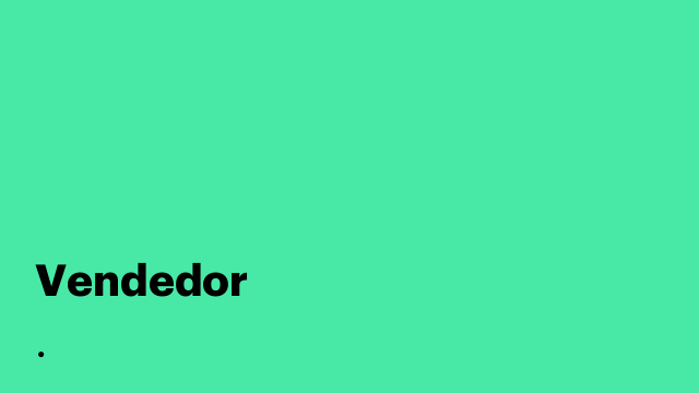 Vendedor
