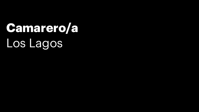 Camarero/a