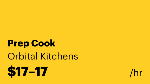 Prep Cook