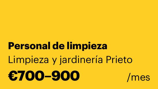 Personal de limpieza
