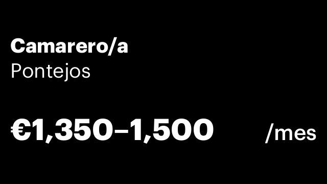 Camarero/a
