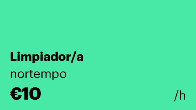 Limpiador/a