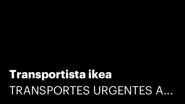 Transportista ikea