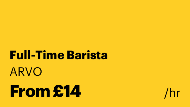 Full-Time Barista