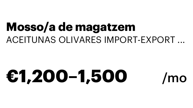 Mosso/a de magatzem