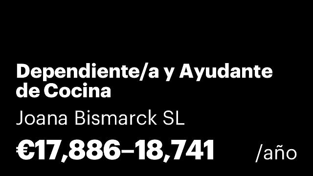 Dependiente/a y Ayudante de Cocina