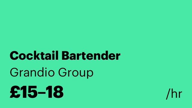 Cocktail Bartender