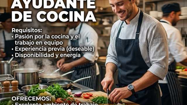 Ayudante/a de Cocina