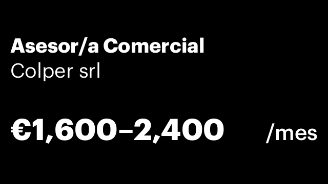 Asesor/a Comercial