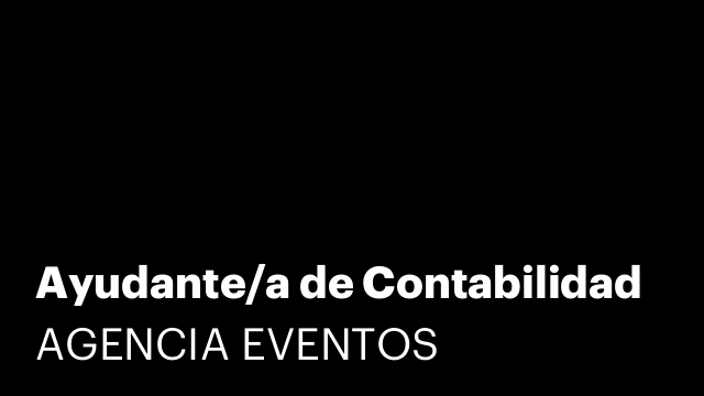 Ayudante/a de Contabilidad