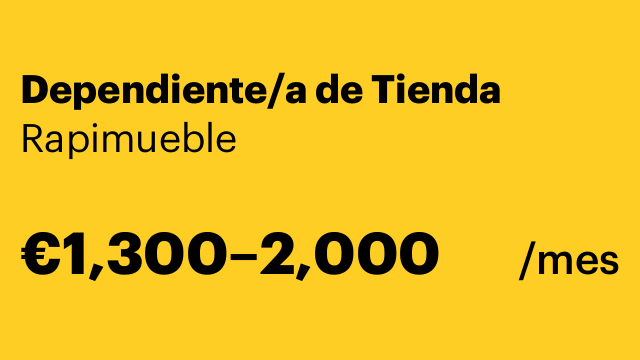 Dependiente/a de Tienda