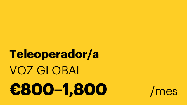 Teleoperador/a