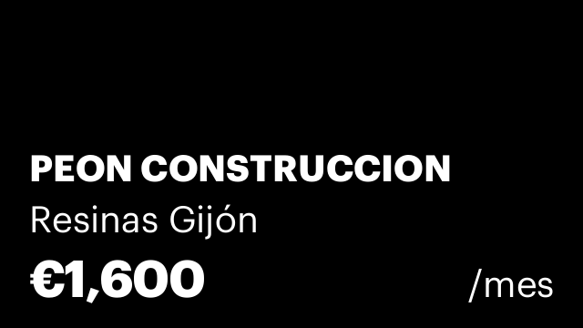 PEON CONSTRUCCION