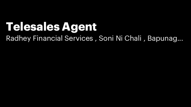 Telesales Agent