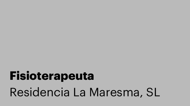 Fisioterapeuta