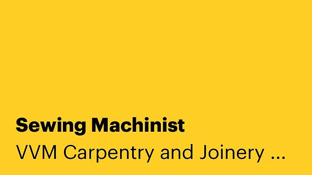 Sewing Machinist