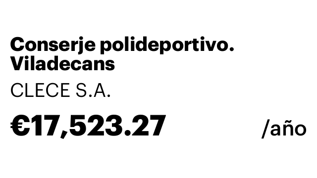 Conserje polideportivo. Viladecans