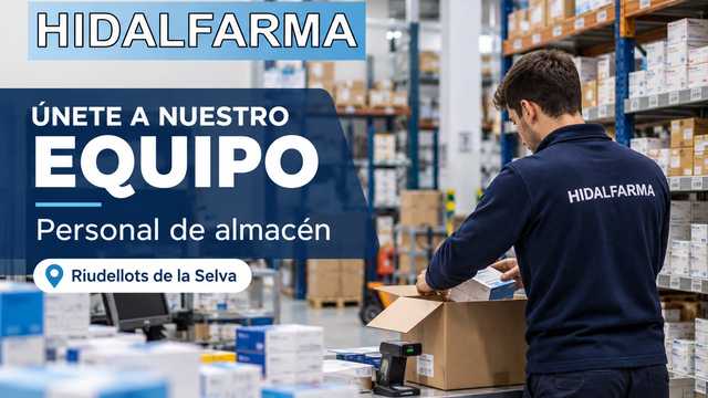 Mozo/a de almacén – Jornada de mañanas
