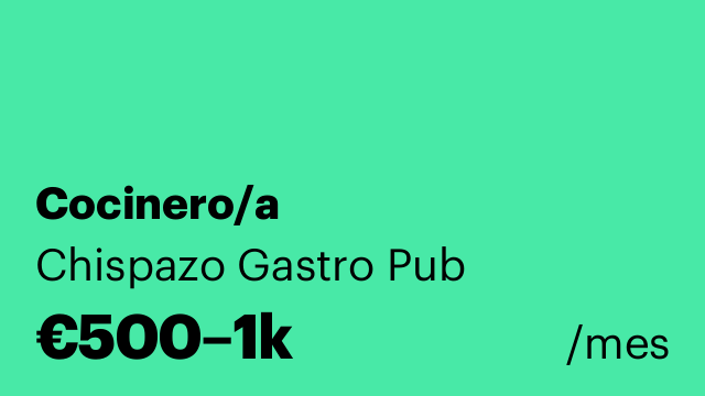 Cocinero/a