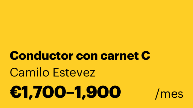Conductor con carnet C
