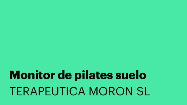Monitor de pilates suelo