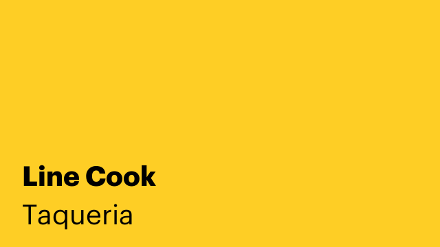 Line Cook