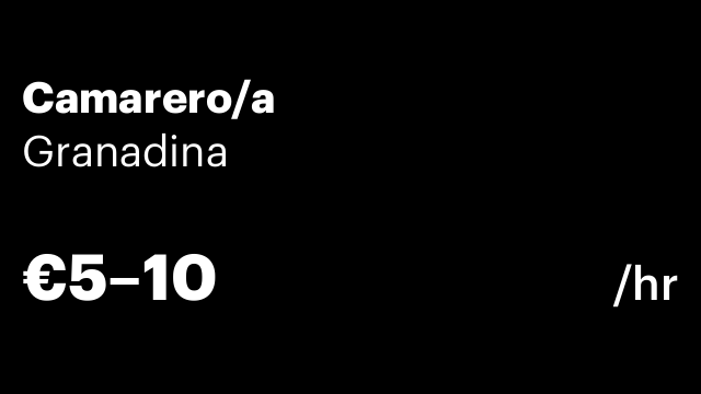 Camarero/a