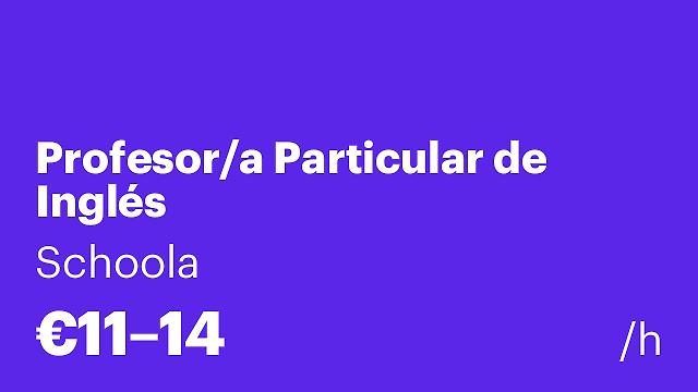 Profesor/a Particular de Inglés