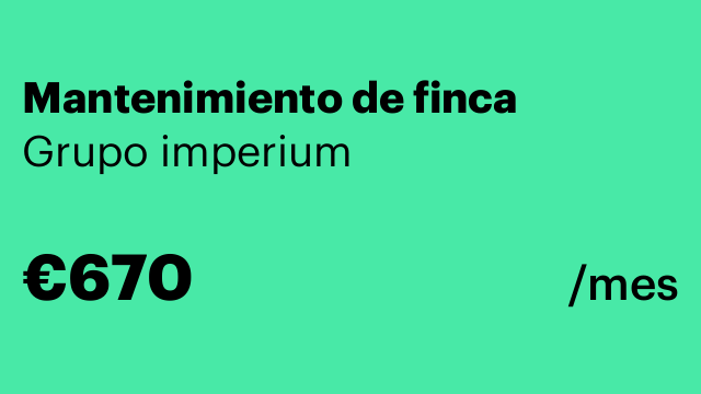 Mantenimiento de finca