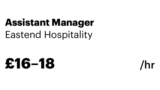 Assistant Manager