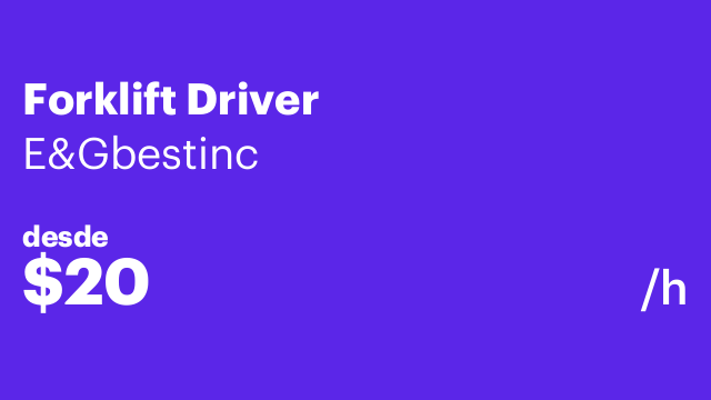 Forklift Driver